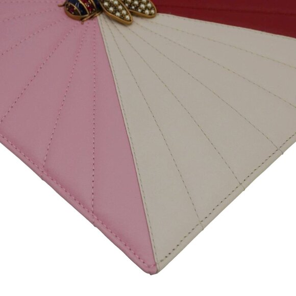 Gucci  Queen Margaret Bee Zip Pouch Multicolor 476077 - Picture 7 of 16